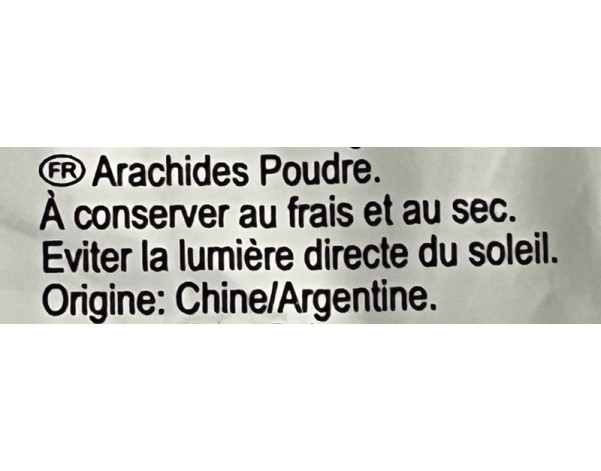 CACAHUETES EN POUDRE