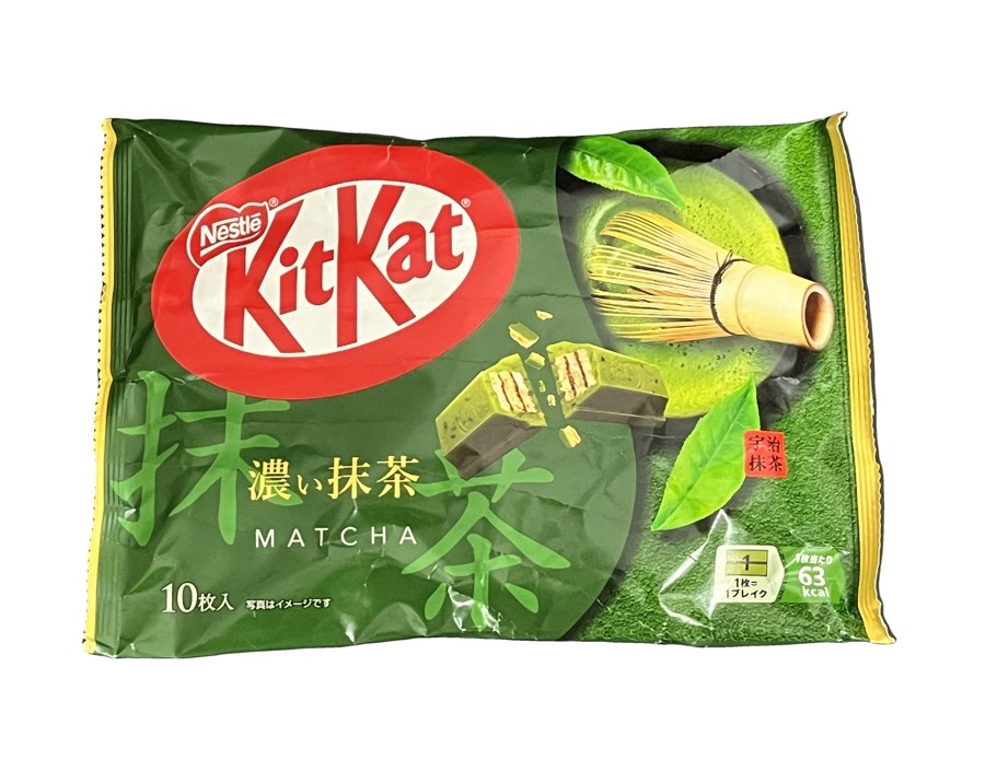 CHOCOLAT KIT KAT AU THE VERT INTENSE MINI 10 P.