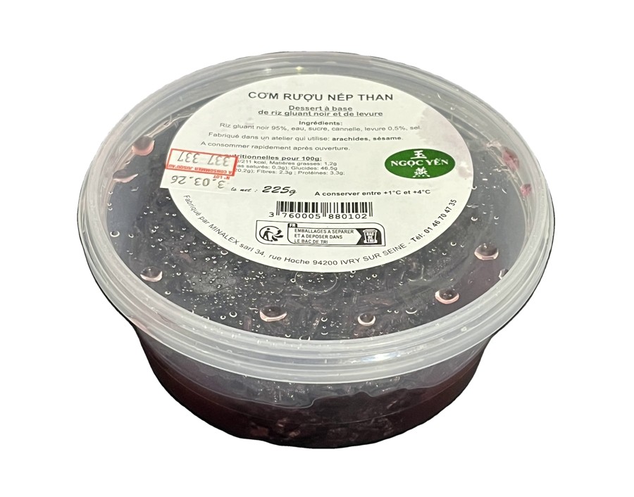 DESSERT AU RIZ GLUANT NOIR ET A LA LEVURE