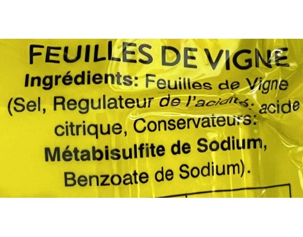 FEUILLE DE VIGNE