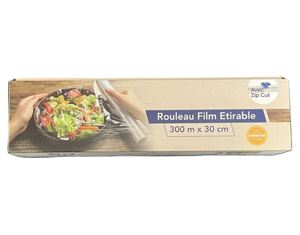 FILM ETIRABLE ALIMENTAIRE 30 CM 300 METRES