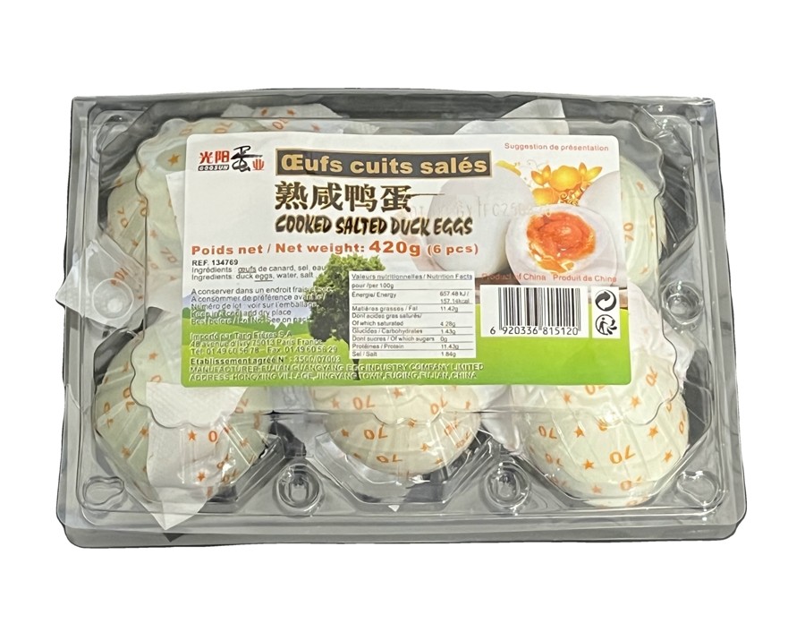 OEUFS DE CANNE SALE 6 P.