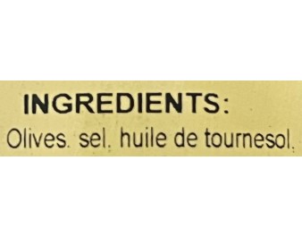 OLIVE NOIRE A LA GRECQUE