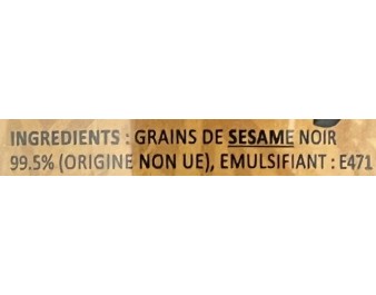 PATE DE SESAME NOIRE