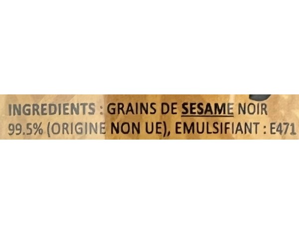 PATE DE SESAME NOIRE