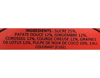 ASSORTIMENT DE FRUITS CONFITS