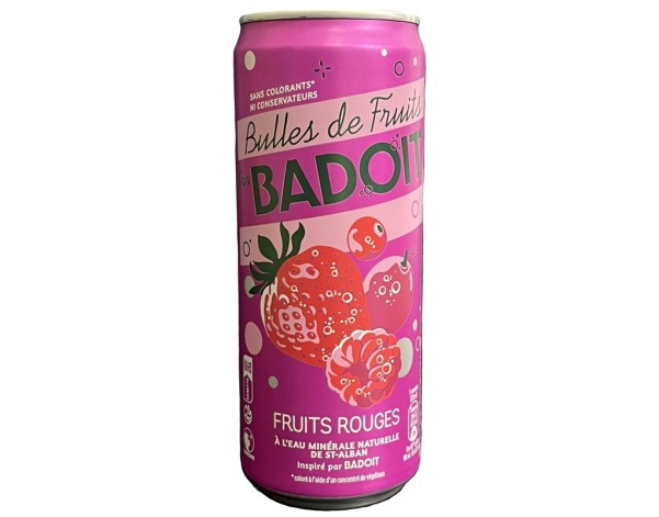 BOISSON GAZEUSE FRUITS ROUGES