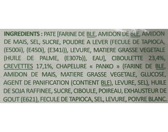 BRIOCHE AUX CREVETTES ET CIBOULETTE 9 P. ****