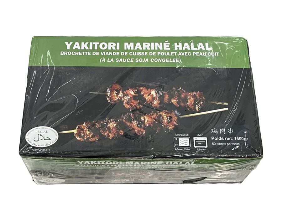 BROCHETTE DE POULET YAKITORI HALAL 50 P. ****