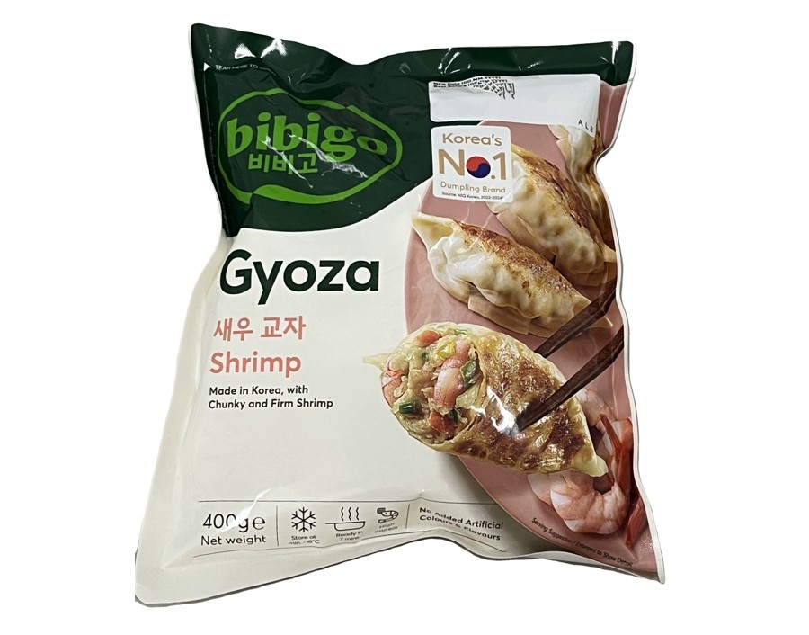 RAVIOLIS AUX CREVETTES ET LEGUMES GYOZA 20 P.  ****