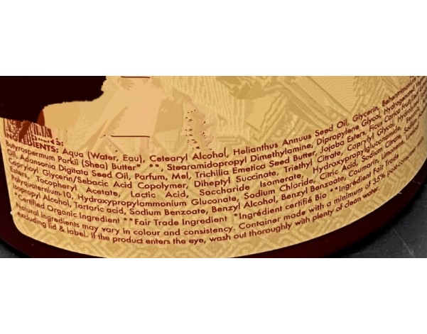 CONDITIONNEUR  REVITALISANT HYDRATANT INTENSIF MIEL DE MANUKA -HUILE DE MAFURA