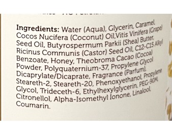 CONDITIONNEUR MOISTURE MIRACLE AU MIEL -HUILE DE COCO ET CHOCOLAT