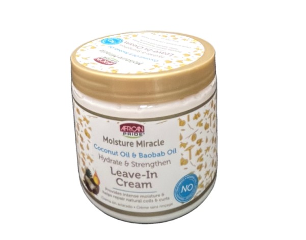 CREME SANS RINCAGE A L’HUILE DE COCO ET L’HUILE DE BAOBAB