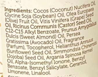 HUILE ENRICHIE AUX 5 HUILES ESSENTIELLES