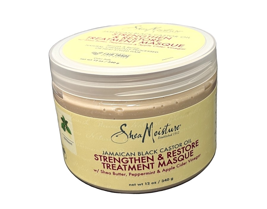 MASQUE CAPILLAIRE FORTIFIANT ET REPARATEUR  HUILE DE RICIN NOIR