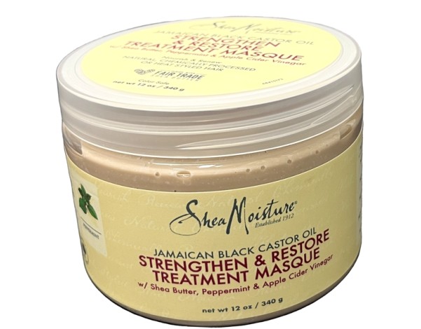 MASQUE CAPILLAIRE FORTIFIANT ET REPARATEUR  HUILE DE RICIN NOIR