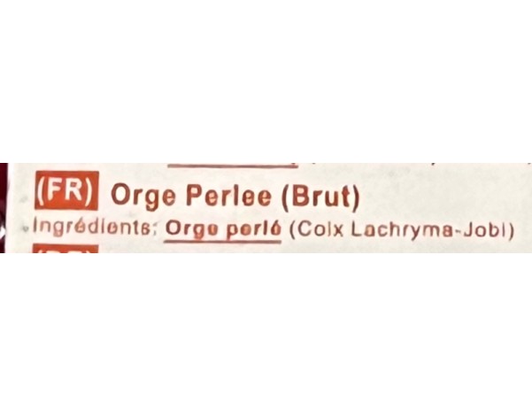 ORGE SECHEE