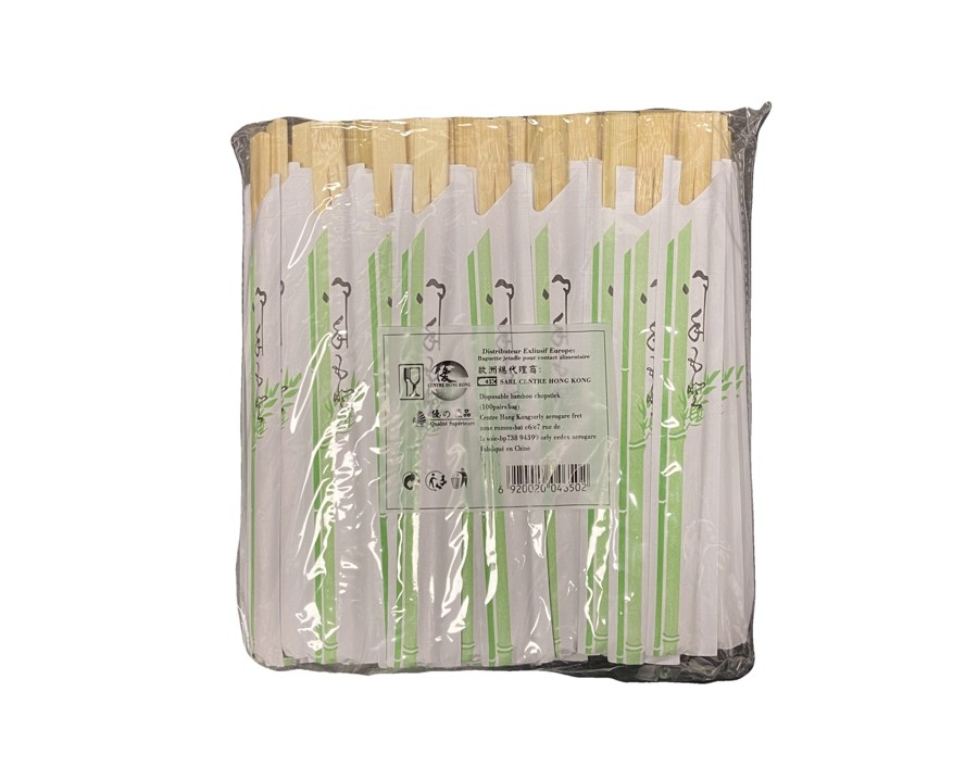 BAGUETTE EN BAMBOU 21 CM AVEC ENVELOPPE BLANCHE 100 P.