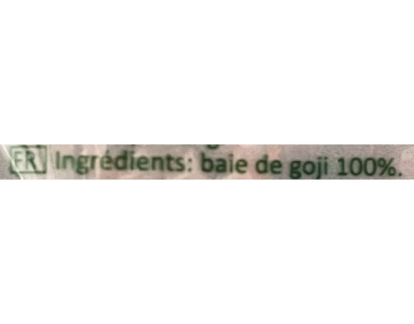 BAIE DE GOJI SECHEE