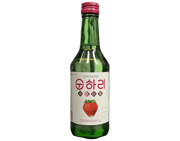 ALCOOL DE RIZ SOJU FRAISE 12°
