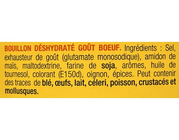 BOUILLON AROME BOEUF HALAL