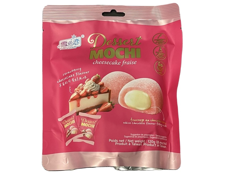 GATEAU MOCHI CHEESECAKE FRAISE