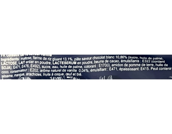 GATEAU MOCHI VANILLE