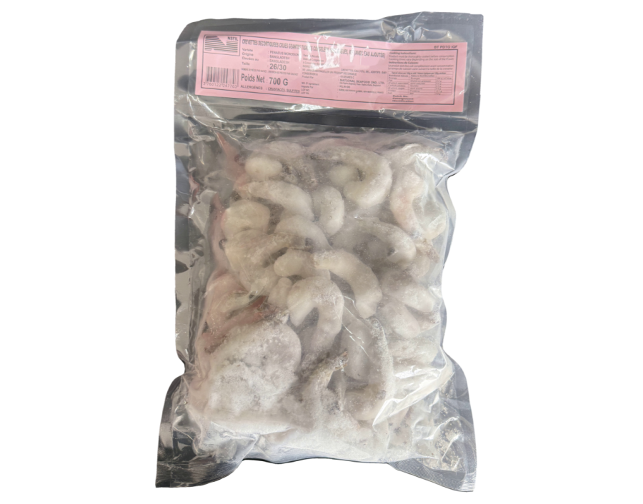 QUEUE DE CREVETTE 26/30 PTO ****