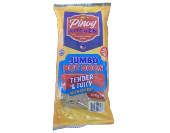 SAUCISSE A HOT DOG AU FROMAGE (TENDER & JUICY) ****