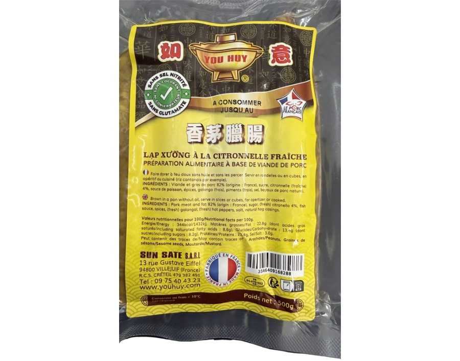 SAUCISSE A LA CITRONNELLE