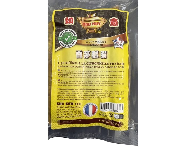 SAUCISSE A LA CITRONNELLE