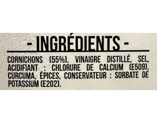 CONCOMBRE MARINE EN TRANCHE