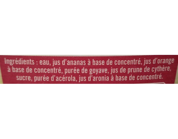 NECTAR AU COCKTAIL DES ILES