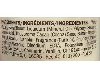 LOTION AU BEURRE DE CACAO