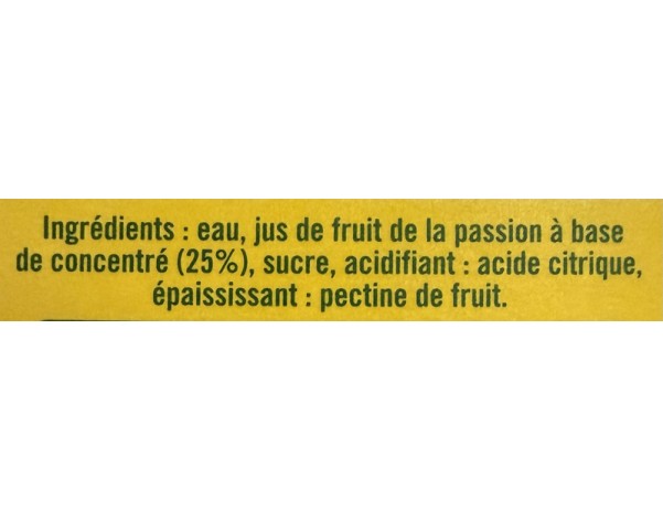 NECTAR FRUIT DE LA PASSION