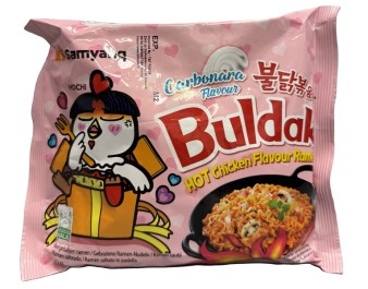 NOUILLES FRITE AU POULET CARBONARA