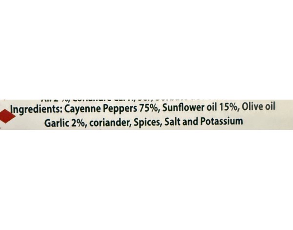 SAUCE DE PIMENT HARISSA BERBERE