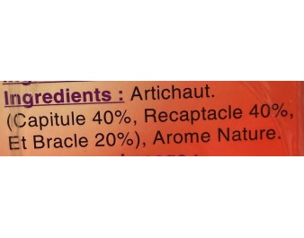 THE A L’ARTICHAUT 20 P.