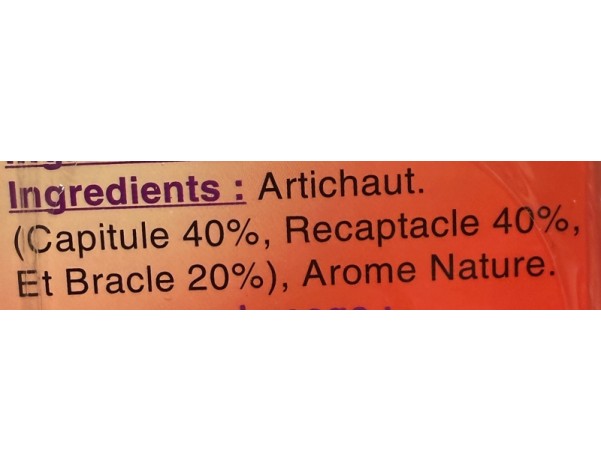 THE A L’ARTICHAUT 20 P.