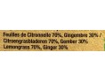 TISANE A LA CITRONNELLE ET GINGEMBRE 25 P.