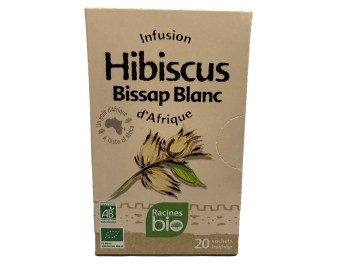 TISANE AU BISSAP / HIBISCUS BLANC 20 P. BIO