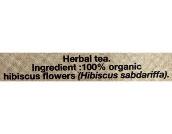 TISANE AU BISSAP / HIBISCUS BLANC 20 P. BIO