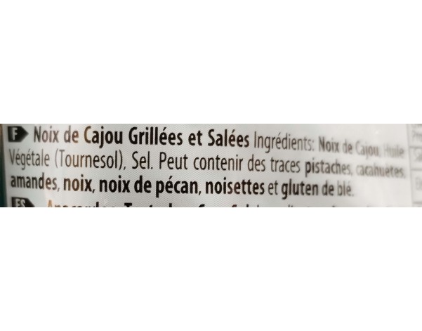NOIX DE CAJOU GRILLEE