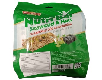 BARRE CERALE NOIX DE CAJOU GRAINE DE COURGE ALGUE