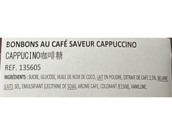 BONBON AU CAPPUCHINO