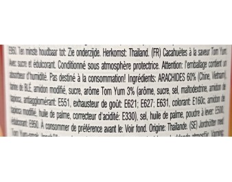 CROQUETTES DE CACAHUETES AU TOM YUM