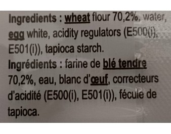 NOUILLE AU BLE ET AUX OEUFS LARGE