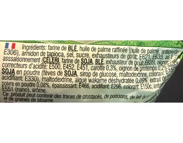 NOUILLES AUX LEGUMES