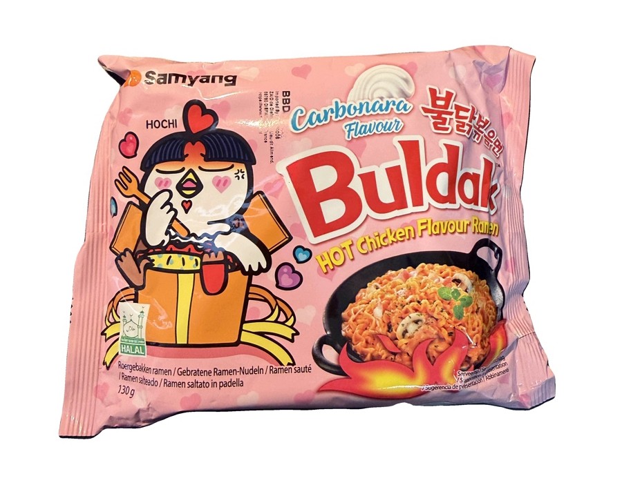 NOUILLES FRITE AU POULET CARBONARA