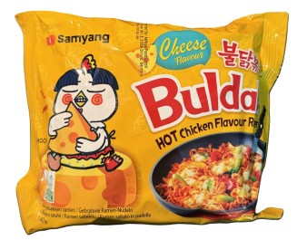 NOUILLES FRITE AU POULET FROMAGE